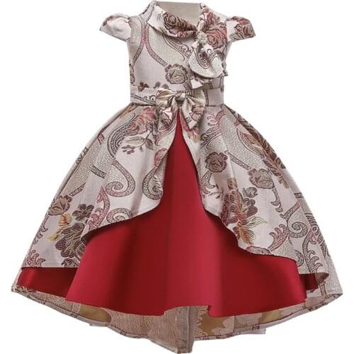 Christmas Halloween Costume 2020 Winter New Dresses For Girls Birthday Party Dress Embroidered Princess Dress Children Clothing