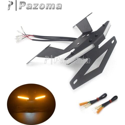 Motorcycle LED Light Turn Signals Number Plate Bracket Holder For Honda CBR650R CB650R 2019 2020 Tail Tidy Fender Eliminator