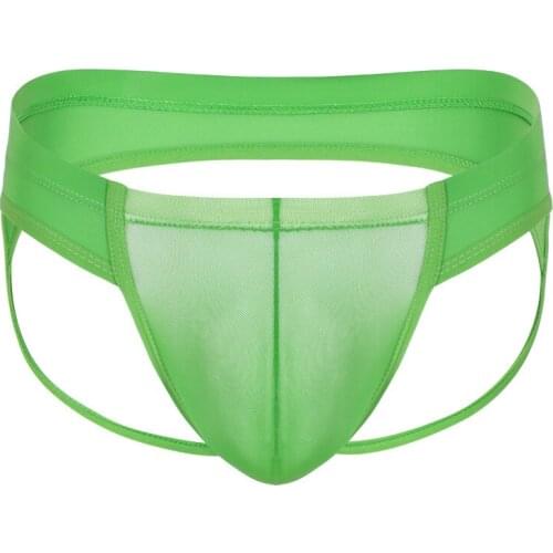 Mens Smooth G-strings Lingerie Underwear Briefs Tangas Transparent Breathable Thongs Underpants S M L XL