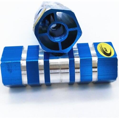 New 1 Pair Aluminum Alloy Pegs Bike Cycling Bicycle Rear Stunt Foot Peg Six Axle High Quality