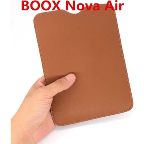 2021 New Boox Nova Air Holster Embedded Leather case Ebook Case Top Sell Black Cover For Onyx BOOX Nova Air