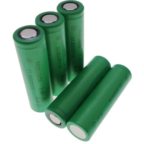 C&P 2500mAh 18650 3.7V Rechargeable High Power Tool Li-Ion Battery Cell Discharge Current 25A 10C18650 3.6V 2.5Ah Lithium China