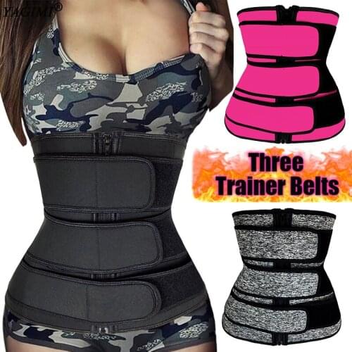 Sweat Belt Body Shaper Waist Cincher Sports Girdle Fat Burn Belly Band Waist Trainer Corset Trimmer Belt for Women Weight Loss