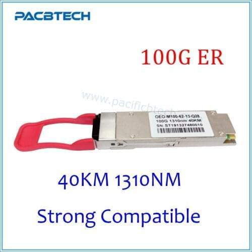 QSFP28 100G ER4 40km 1295nm/1300nm/1304nm/1309nm SMF LC Connector Optical Qsfp Transceiver
