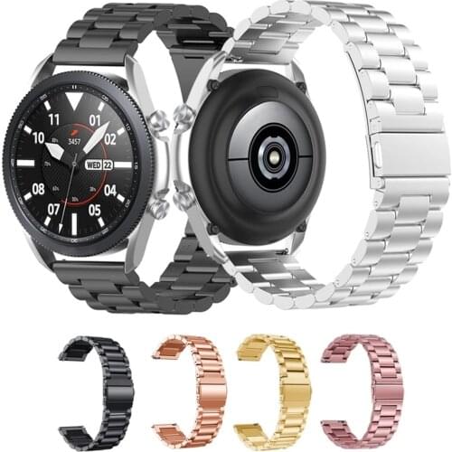 Metal watch band For Samsung Galaxy Watch 3 45/41mm Band Smart Bracelet Metal Correa For Gear S3 Classic/Frontier Straps