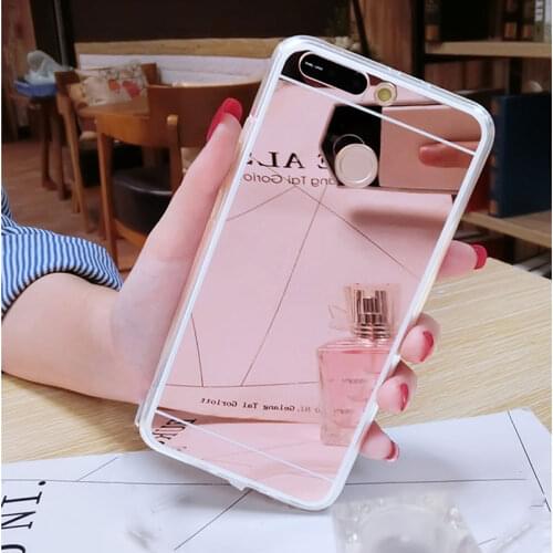 Luxury Mirror Soft TPU Case For Huawei P8 P9 P10 Lite Honor 5A 5X 6A 6X 7 7X 8 9 Mate 10 Lite Nova 2i Plus Back Cover Capa Coque