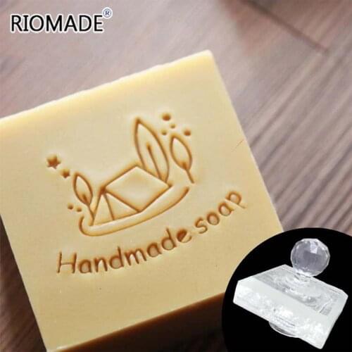 Handmade soap making stamp mold camping tent pattern transparent diy natural organic glass soap making chapter acrylic chapter