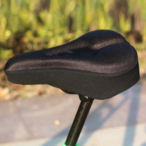 Silicone Gel Thick Soft Bicycle Bike Cycling Saddle Seat Cover Cushion Pad Bike Saddle Cover Cushion Seat Cover Silica Gel