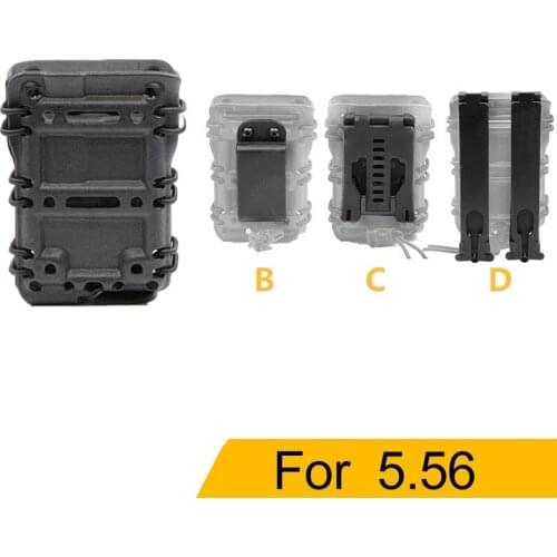 Airsoft Tactical 5.56MM Scorpion Molle Magazine Pouch Multi-component Quick Release Rifle Fast Mag Carrier M4 AK FastMag Holster