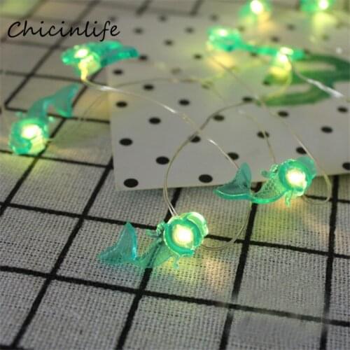Chicinlife Mermaid Unicorn Flamingo String Light Kids Room Decoration Birthday Party Supplies