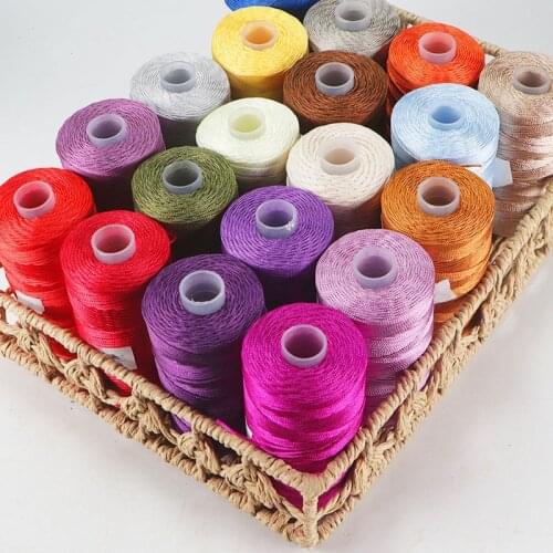 Fine Ice Hemp Bright Silk Hollow Body Line Summer Sun Hat Hand Braided Diy Hook Bag Slippers Cushion Wool Yarn for Knitting