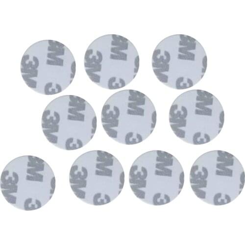 10PCS/LOT) TK4100(EM4100)New Dellon RFID 125khz 3M Stickers Coins 25mm Smart Tags Read-only Access Control Cards