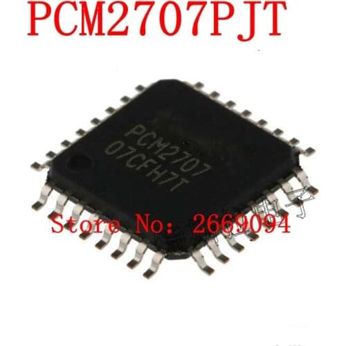10pcs PCM2707PJT PCM2707 TI/BB audio processing new original New