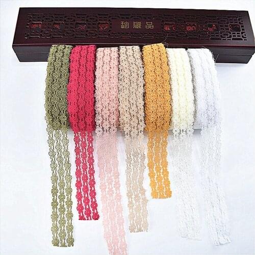 10yard lace ribbon African lace fabric 24mm DIY embroidery sewing handmade,childrens wear underwear wedding dress accessories