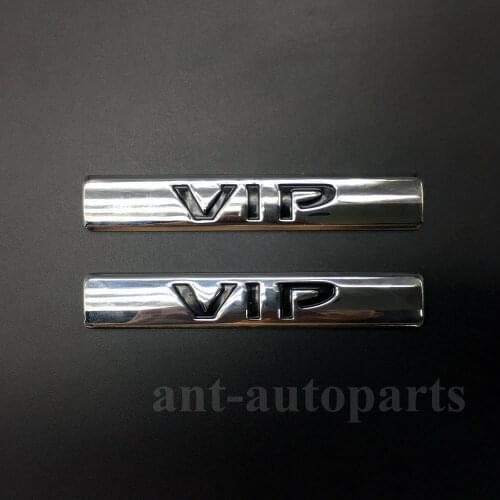2pcs Metal VIP Luxury Emblem Car Side Trunk Tailgate Badge Decal Sticker 2.5L