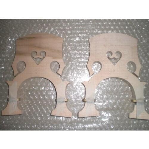 6 PCs Quality Adjustable Maple Double Bass Bridge 3/4 Bass parts