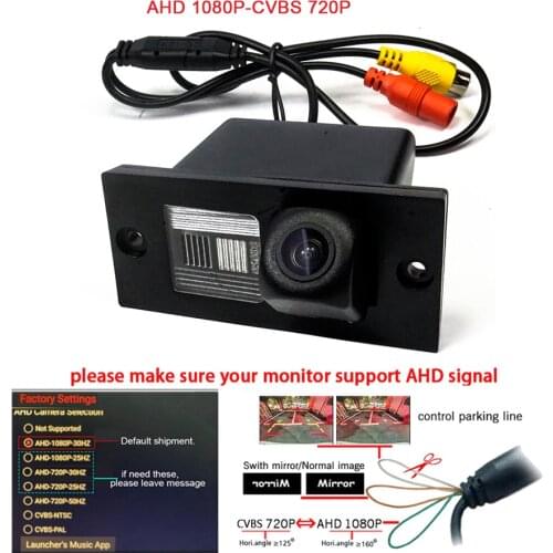 AHD 1080P Car Rear view Camera for HYUNDAI H1 GRAND STAREX PRoyale i800 Travel Cargo iLoad iMax H300 CCD CVBS back camera