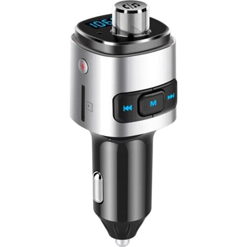 Car Charger Multi-function Bluetooth5.0 Hands-free FM Transmitter MP3 Player