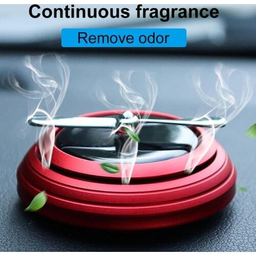 50% HOT SALES!!! Solar Rotating Car Interior Air Freshener Aromatherapy Perfume Seat Diffuser