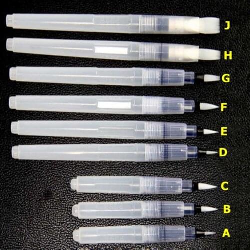 Office School Water Brush Ink Pen Watercolor brush Calligraphy Painting Illustration Stationery Refillable Drawing Art Supplies