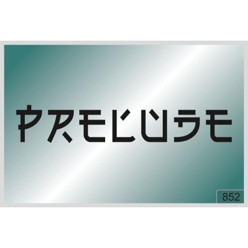 For PRELUDE CHINESE -2 pcs. stickers HIGH QUALITY DECALS different colors 852