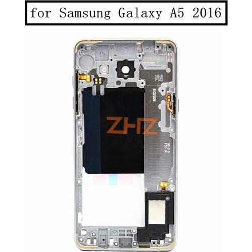 For Samsung Galaxy A5 2016 A510 Middle Frame Plate Bezel Housing Case back frame Metal Mid Faceplate Frame Repair Spare Parts