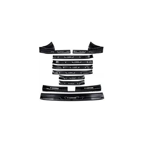 For Volkswagen T-CROSS 2018 2019 2020 High-quality stainless steel car threshold guard anti-scratch protection car accessories