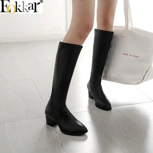 Eokkar Women's High Boots