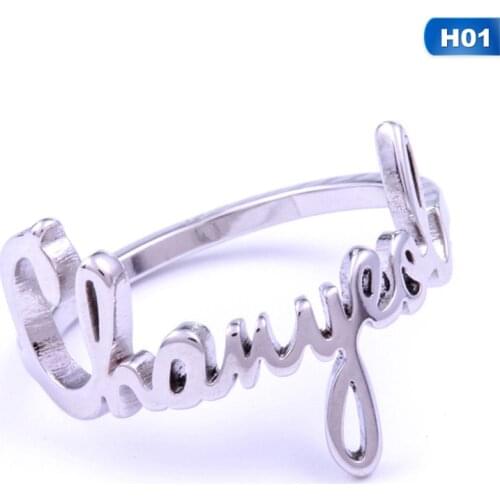 KPOP EXO BAEKHYUN CHANYEOL SEHUN KAI DO Name Album Ring Jewelry Rings Accessories For Men And Women Female Male Boy Girl