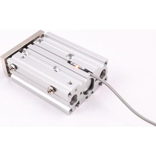 MGPM12 MGPM16 Bore 10-175 Compact pneumatic air cylinder with guide rod cylinder MGPM20-10 MGPM20-20 MGPM20-30