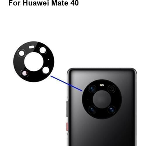 2PCS High quality For Huawei Mate 40 Back Rear Camera Glass Lens test good For Huawei Mate40 Replacement Parts