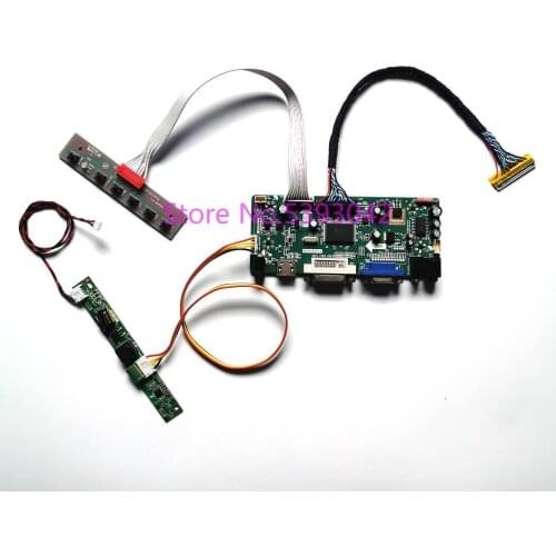Fit LM215WF3 (SL)(A1)/(SL)(C1) DVI VGA 30pin LVDS Inverter LCD screen1920*1080 21.5" M.NT68676 display controller board kit