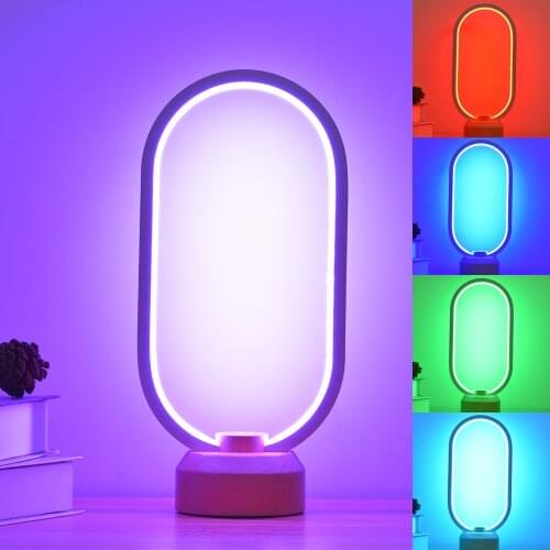 Remote control lamp 16 color RGB colorful trill with web celebrity gift desk lamp marriage room of the head of a bed