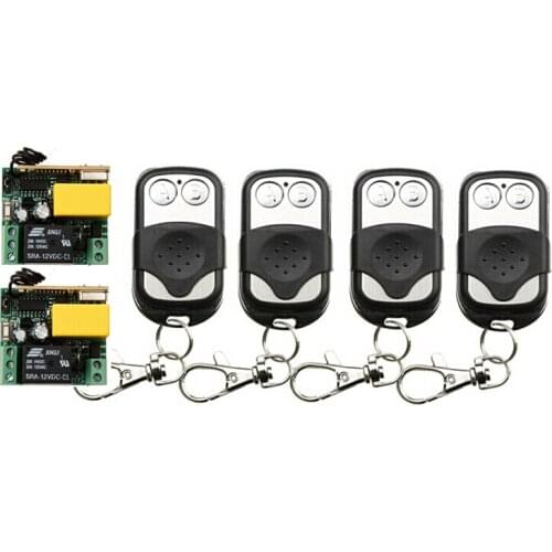 AC 220 V 1 CH RF mini Wireless Remote Control 35*32*20mm 2 piece Receiver & 4 piece transmitter 50m