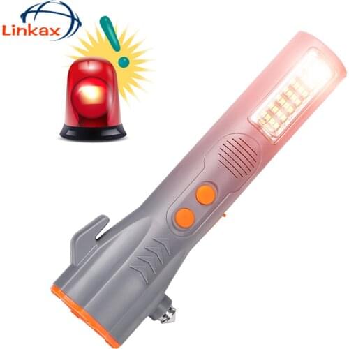Multifunction Emergency Torch Flashlight 18650 USB Rechargeable Power Bank Led Multi-function Lights