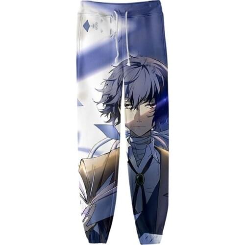 Harajuku Anime Bungo Stray Dogs 3d Print Fashion Jogger Harem Pant Casual Men Women Long Loose Trousers Fitness Pants Sweatpants