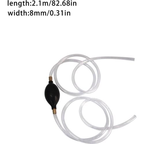 New Auto Car Siphon Syphon Hose Tube Pump for Fluid Water Gas Gasoline Liquid Transfer Portable Manual Hand Pump Tools