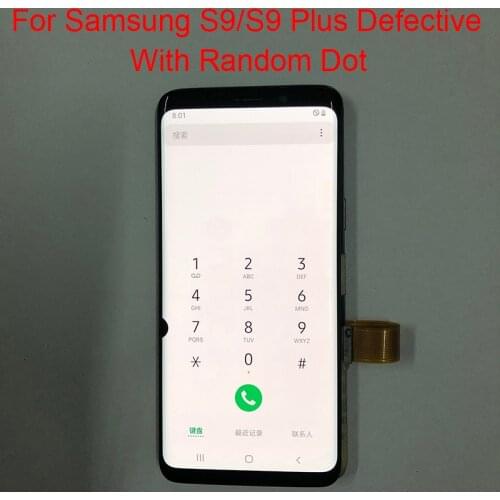 Spot G965F Screen For Samsung Galaxy S9 Plus LCD With Frame Galaxy S9 SM-G960A G960F/DS G965A Display Touch Screen Assembly