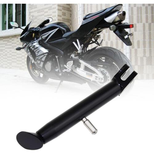 Adjustable Kickstand Foot Side Stand Black Aluminum For Honda CBR600RR 2003-2015 CBR1000RR CBR 600RR 1000RR 2004 2005 2006 2007