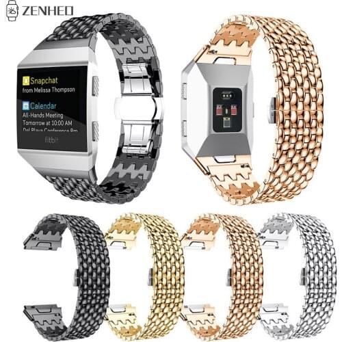 Stainless Steel Watchband For Fitbit Ionic Smart Watch Band Replacement Bracelet Strap for Fitbit Ionic