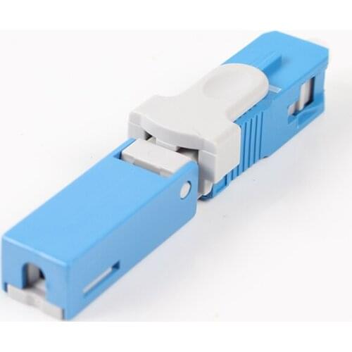 SC/UPC Optical Fiber Line Quick Connector Field Assembly SC Fiber Fast Connector Cold Optical Cable Quick Connector Single Mode