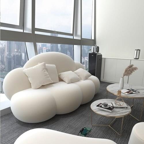 Customize Creat Cloud Shape Three-Seat sofa Design Living Room Furniture Modular corner floor couch lounge Decoration Sofas