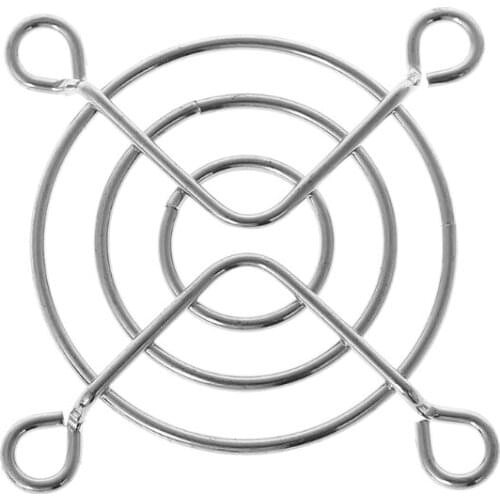 Fan Protection Net Grille 4cm Dia Iron Mesh Safety Grid For Computer Case Fans