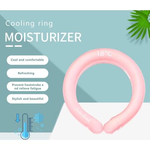 Summer Outdoor Sport Cooling Ring Safety Physical Cooling Adult Neck Cooling Tube Running Camping Hiking Halter Ice Cushion Tube