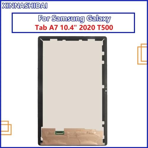 100%Tested For Samsung Galaxy Tab A7 10.4 2020 T500 T505 SM-T500 SM-T505 LCD Display Touch Screen Glass Panel Digitize Assembly