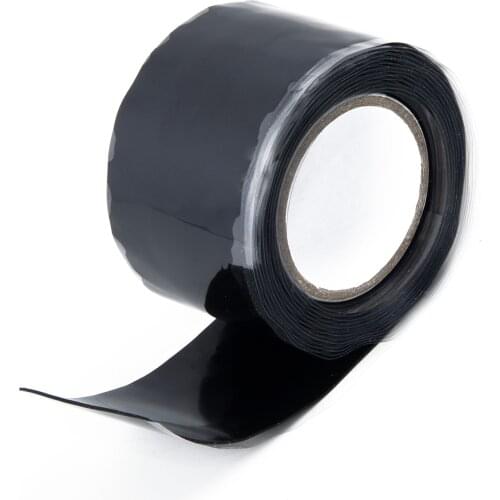 150CM/Roll Strong Rubberized Sealant Bonding Repair Waterproof Rescue Black Silicone Repair Tape High Adhesion Sealing Tape
