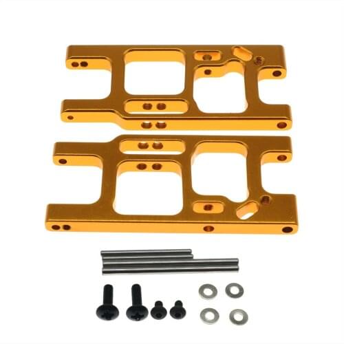 2pcs machined rear suspension arm for rc hobby model car 1-14 Wltoys 144001 buggy option hop-ups parts