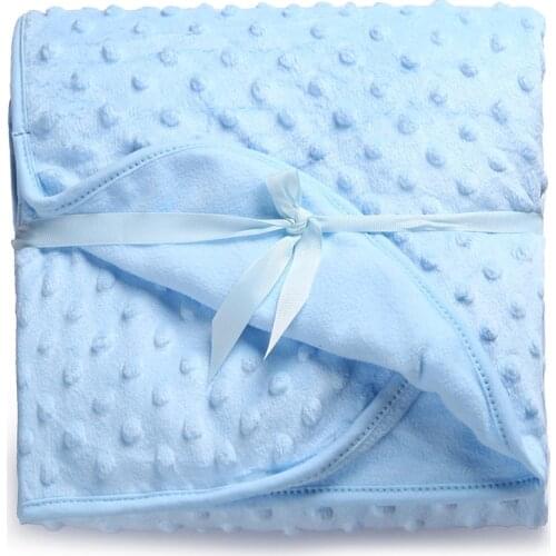 2020 baby blanket newborn warm soft wool blanket and baby bedding set