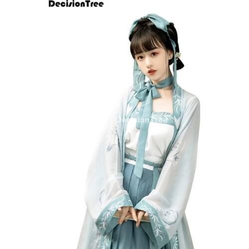 2021 chinese folk dance clothing set retro tang dynasty princess cosplay stage wear asian traditional women hanfu costume fairy
