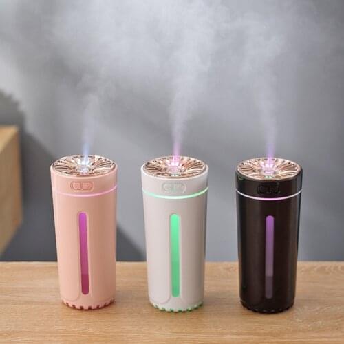 300ml Portable Air Humidifier Ultrasonic Aroma Essential Oil Diffuser USB Humidifiers Mist Maker Purifier Aromatherapy for Car